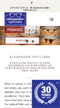 Mobile Screenshot of alexander-opticians.com